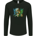 Three Demon Skulls Mens Long Sleeve T-Shirt