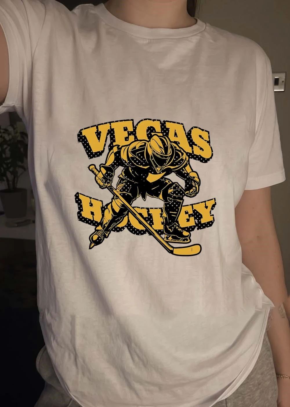 Vegas Hockey Skater Athlete Vegas Hockey T-Shirt