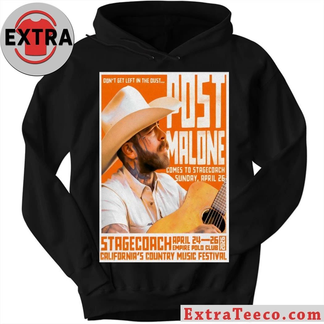 Post Malone Apr 24-26 2026 Stagecoach Festival In Indio CA Poster Shirt