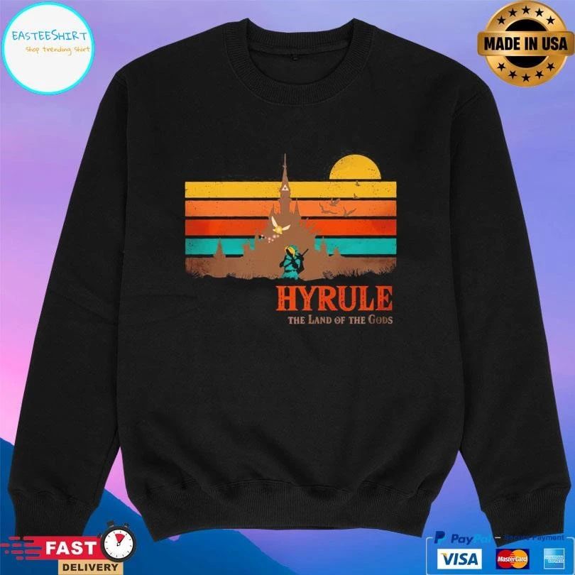 Retro Hyrule The Land Of The Gods T-shirts