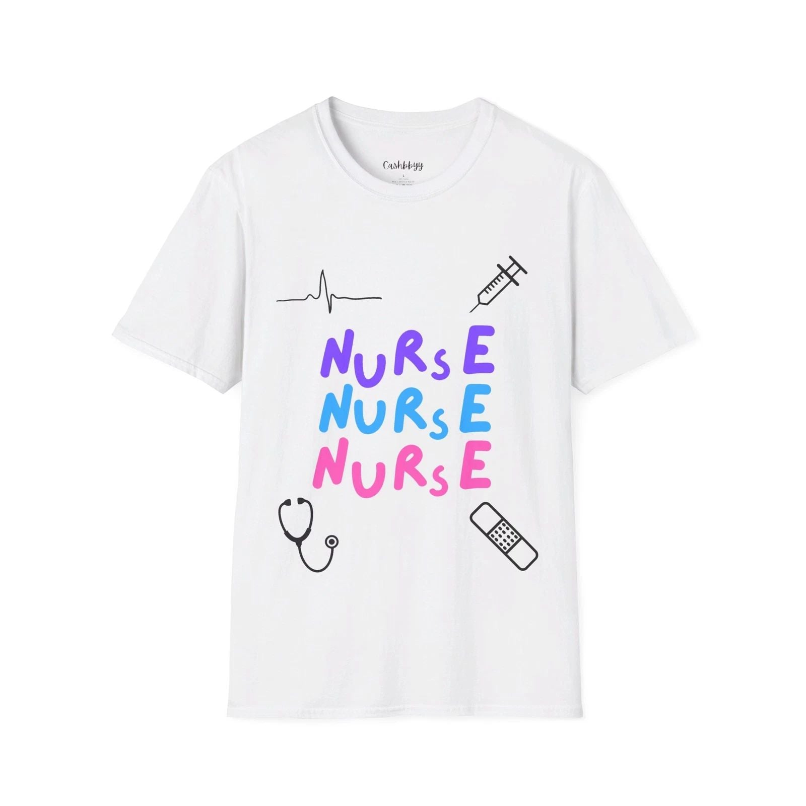 Stylish Healthcare Nurse Graphic Tee - Trendy Shirt for Medical Professionals
