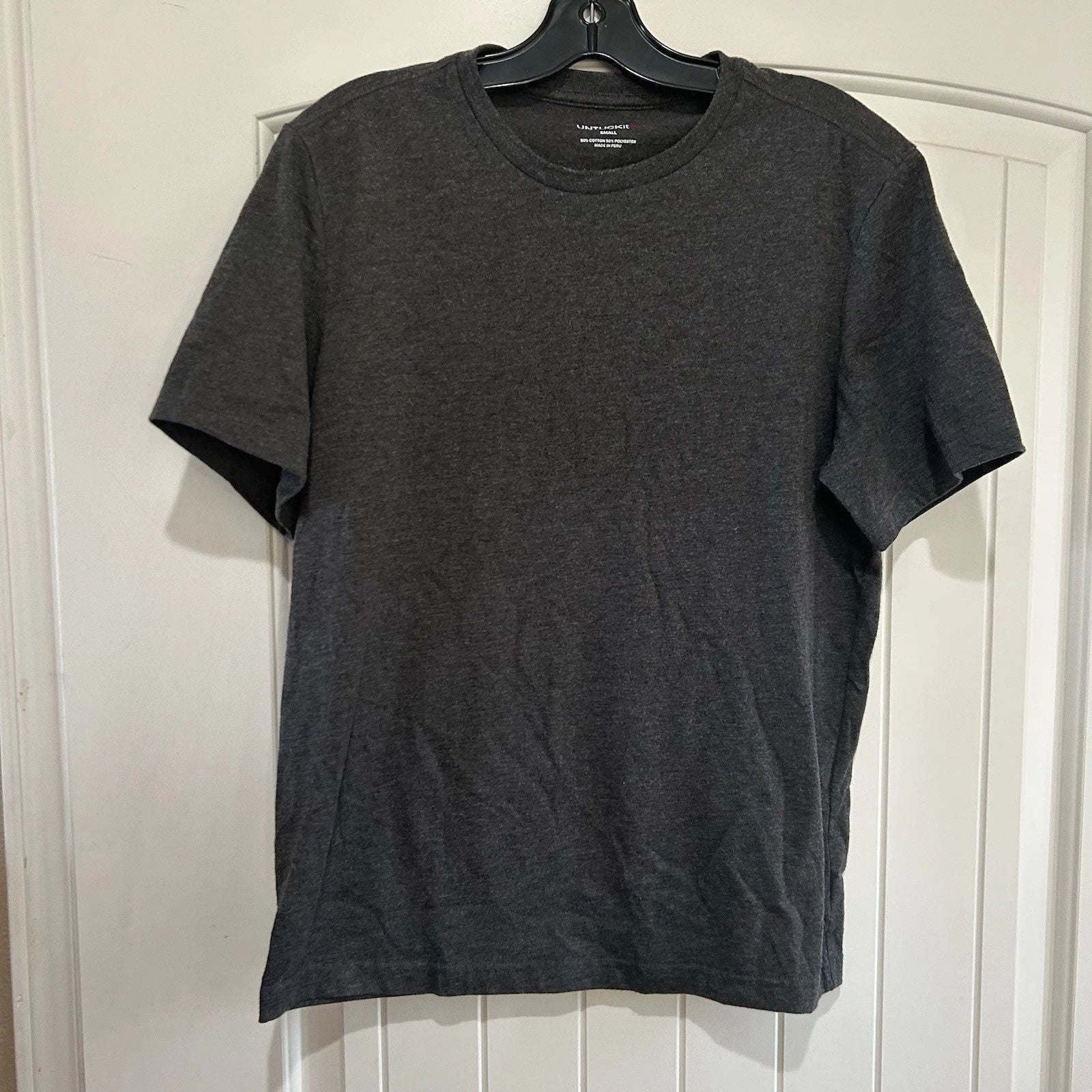 Untuckit Shirt Mens Small Solid Short Sleeve Crewneck Casual Cotton Tee