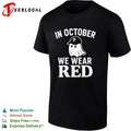 In October We Wear Red Ghost Phillies T-shirt