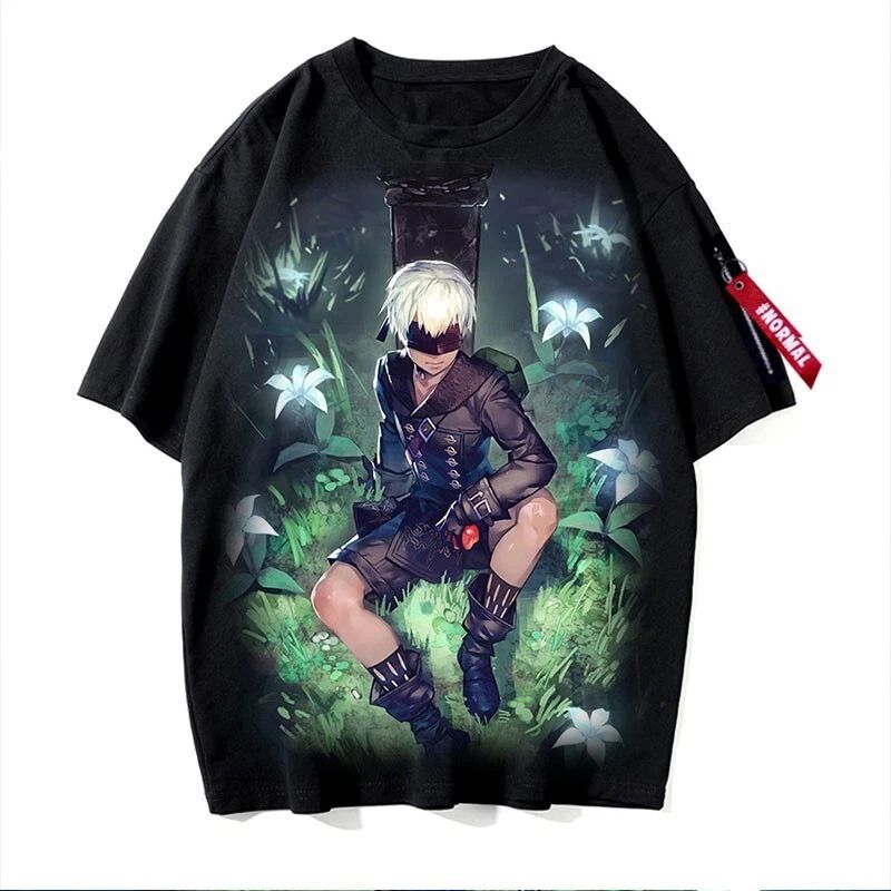 NieR: Automata cosplay anime manga T-shirt shirt undershirt polyester unisex