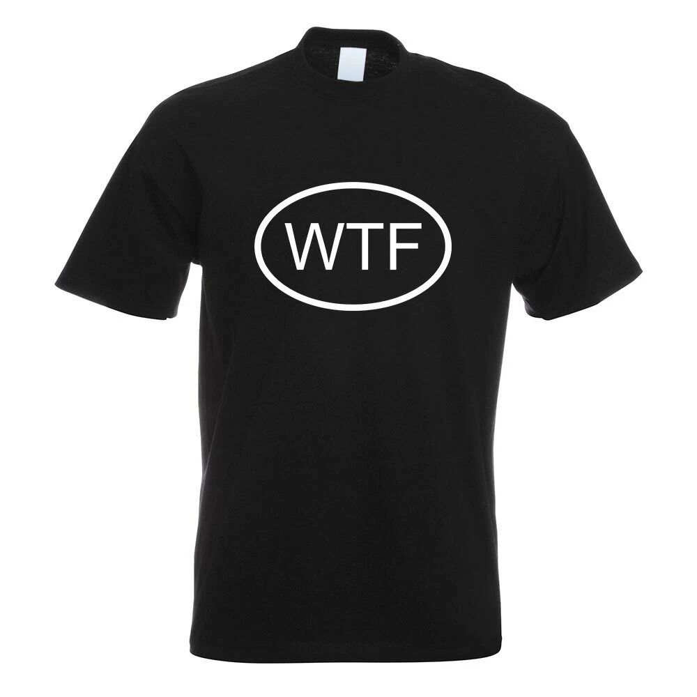 WTF T-shirt motif printed fun shirt design print
