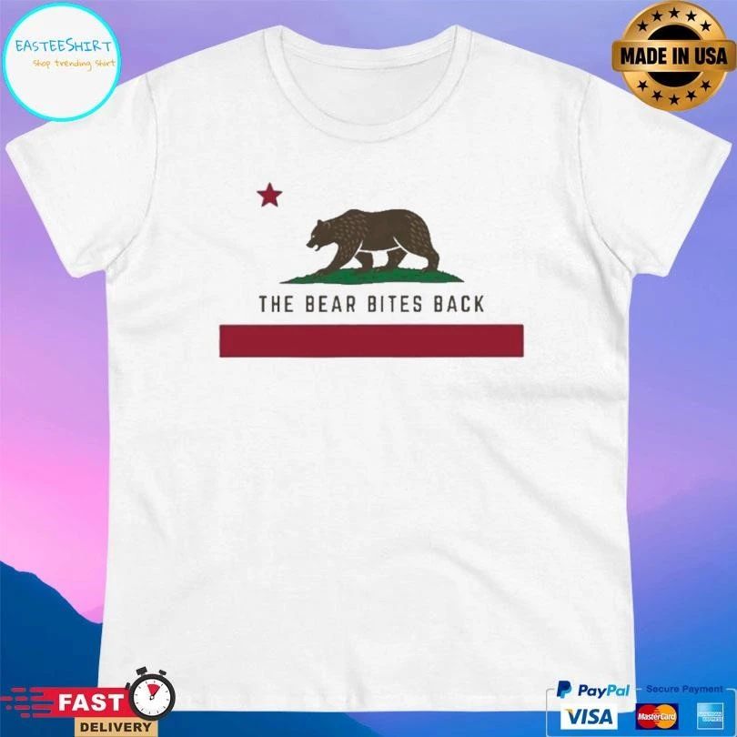The Bear Bites Back California Bear Flag T-shirts