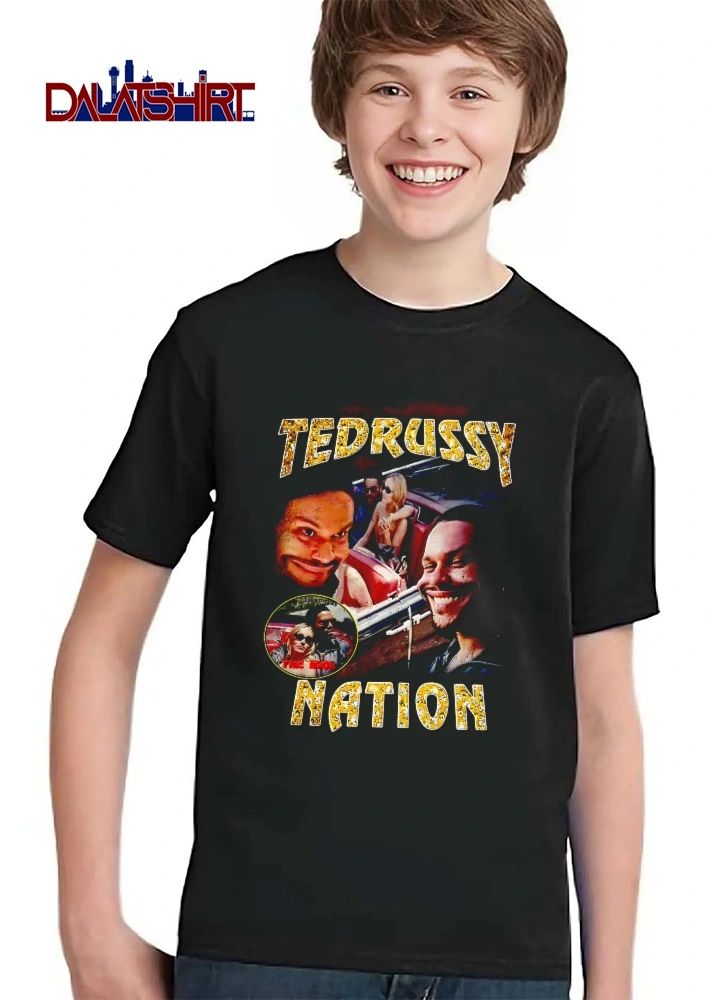 Tedrussy Nation The Idol Creepy Smile Photo Collage Bootleg shirt