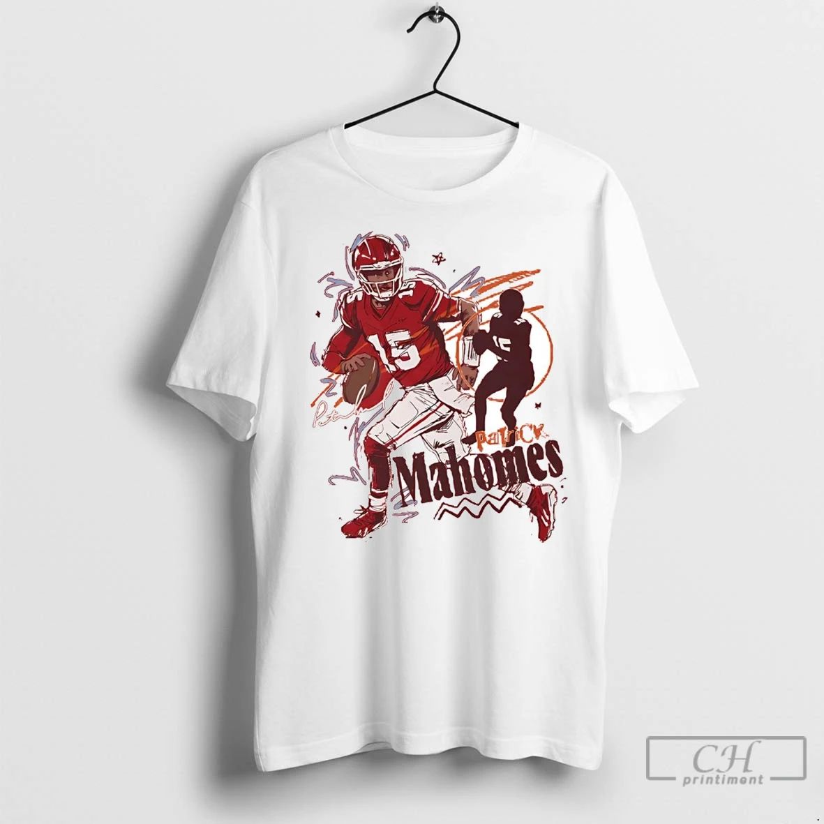 Premium Patrick Mahomes Running Signature Kansas City Chiefs