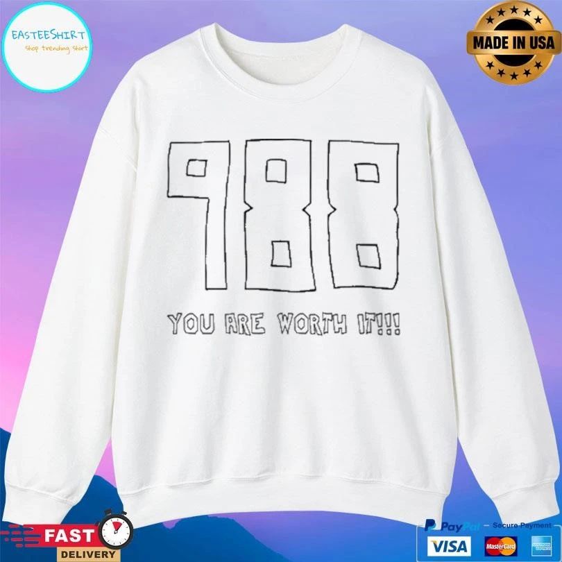 Mack Hollins 988 You Are Worth It T-shirts