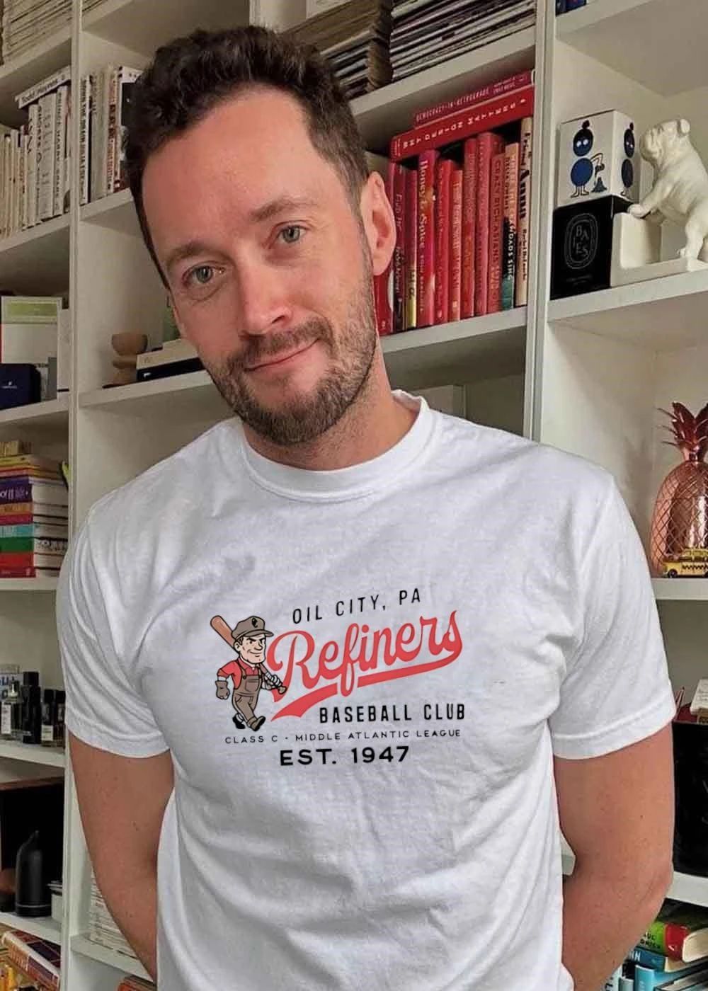 Class C Middle Atlantic League Oil City PA Refiners Baseball Club Est 1947 Shirt