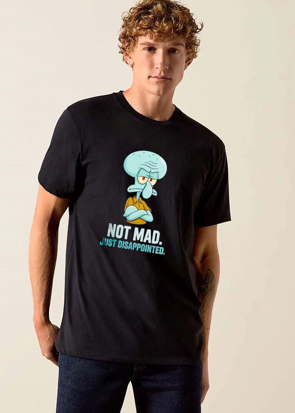 Not Mad Just Disappointed Squidward Tentacles Arms Crossed Cartoon shirt