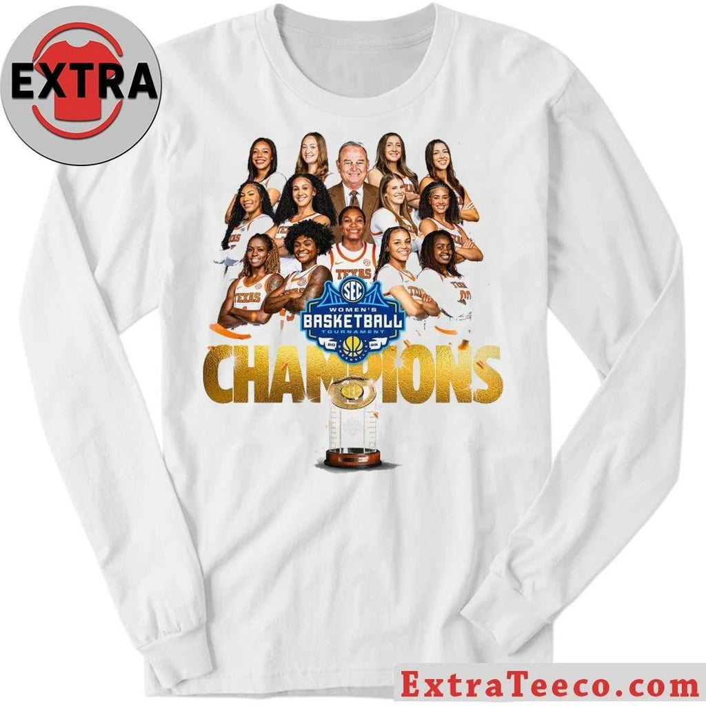 The Texas Longhorns women’s basketball team won the SEC championship Shirt