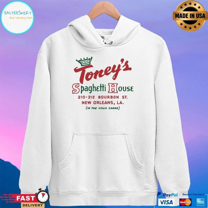 Toney’s Spaghetti House 210-212 Bourbon St New Orleans La In The Vieux Carre T-shirts