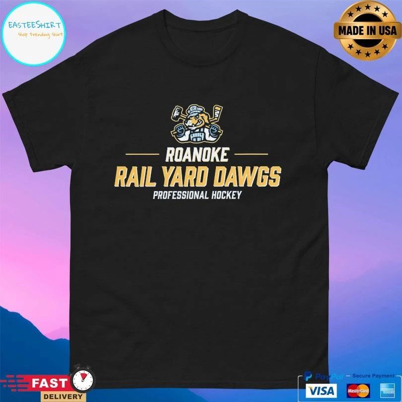 Roanoke Rail Yard Dawgs Professional Hockey T-shirts