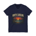 Unisex Jersey Short Sleeve V-Neck Tee