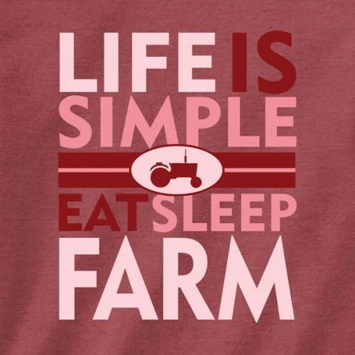 Farm T-shirt S M L XL 2XL Simple Life Unisex Gildan Cotton Blend Nature