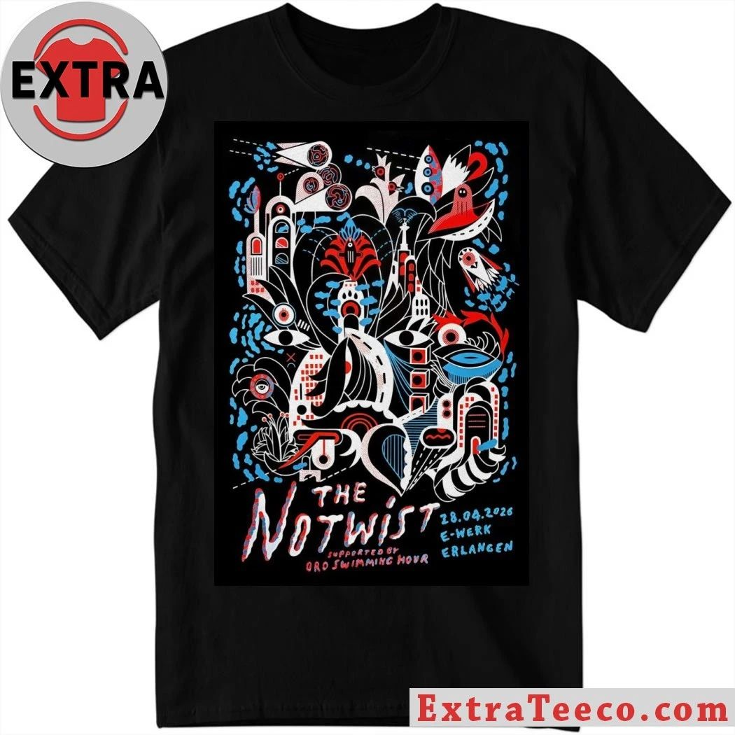 The Notwist Apr 28 2026 E-Werk Erlangen Show Poster T-Shirt