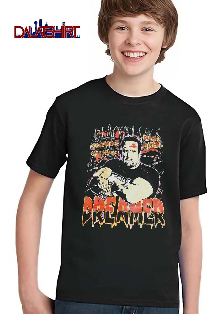 Innovator Of Violence Born Wired Dreamer Wrestler Arms Crossed Barbed Wire Blood shirt