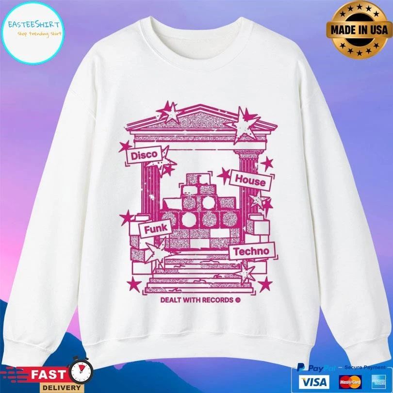 Disco House Funk Techno Dealt With Records T-shirts