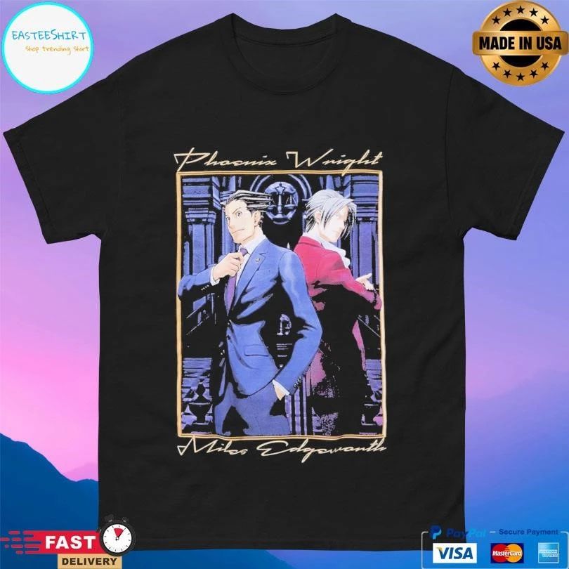 Phoenix Wright Ace Attorney Phoenix And Miles T-shirts