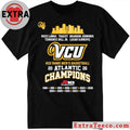 Skyline Vcu Rams Men’s Basketball 2026 Atlantic 10 Champions Graphic T-Shirt