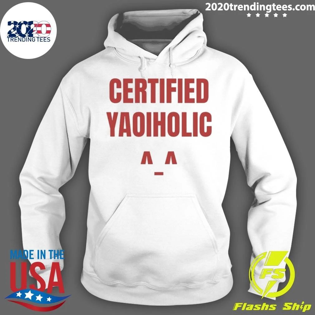 Certified Yaoiholic Yaoi Anime Manga Fujoshi Shirt