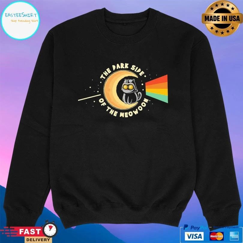 The Dark Side Of The Meowoon T-shirts