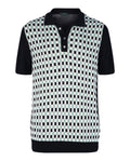 Slowear Mens Zanone Slim-Fit Geometric Polo Shirt