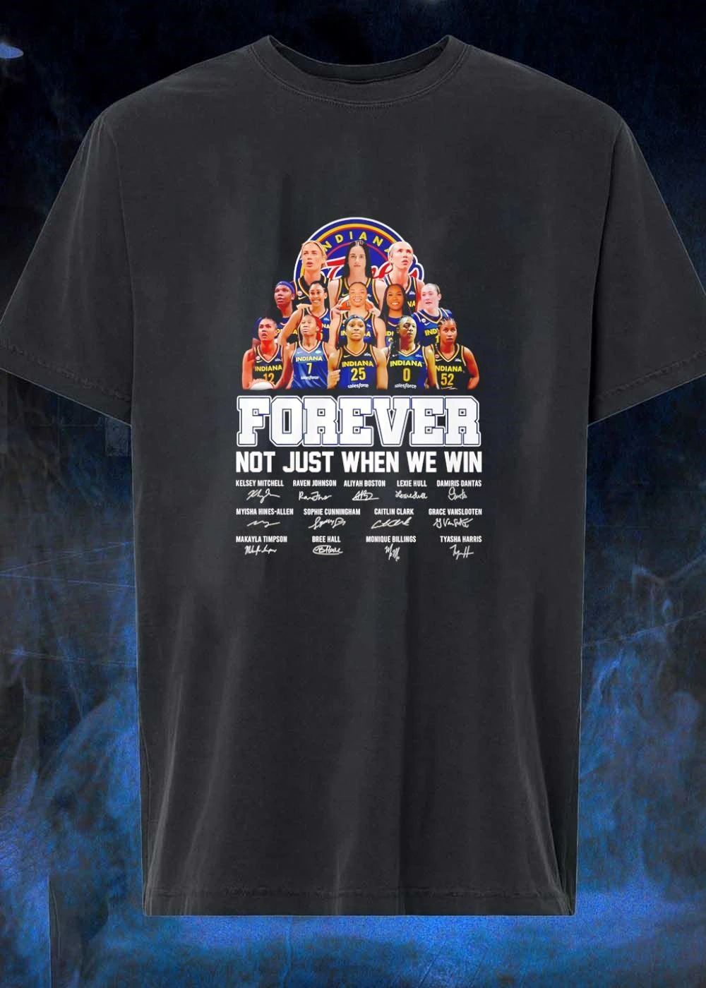 Kelsey Mitchell Raven Johnson Aliyah Boston Lexie Hull Damiris Dantas Forever Not Just When We Win Indiana Fever shirt