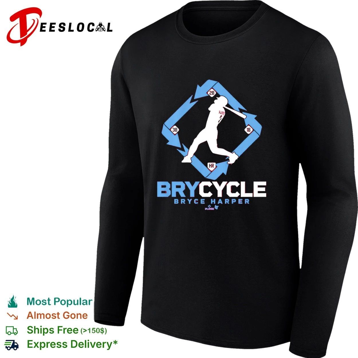 Bryce Harper Philadelphia Phillies Brycycle T-shirt