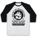 WELLERMAN COMES SEA SHANTY TIK VIRAL SONG HIT MEME TOK 3/4 SLEEVE BASEBALL TEE