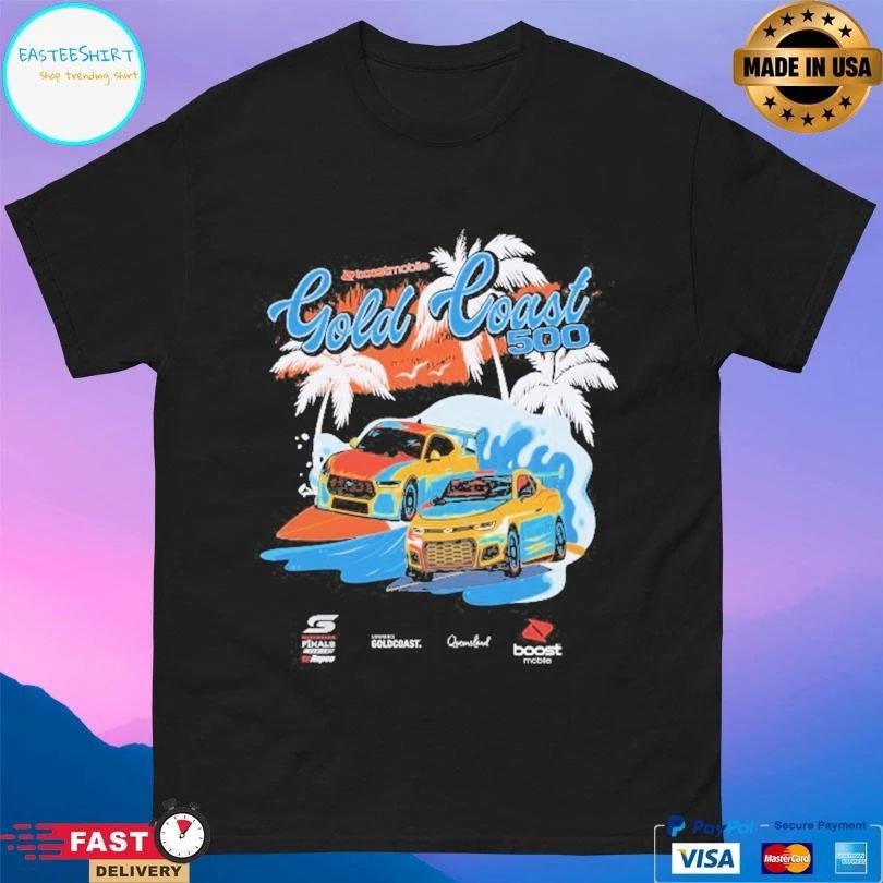Gold Coast 500 Surfing Cars T-shirts