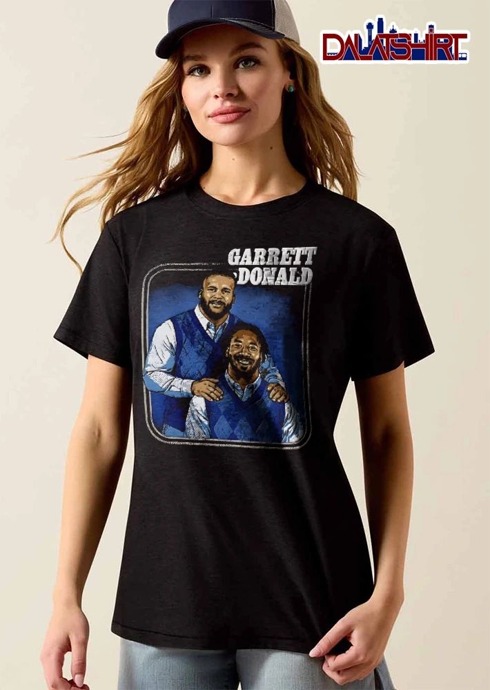 Myles Garrett Aaron Donald Step Brothers Parody Sweater Vests Caricature Distressed shirt