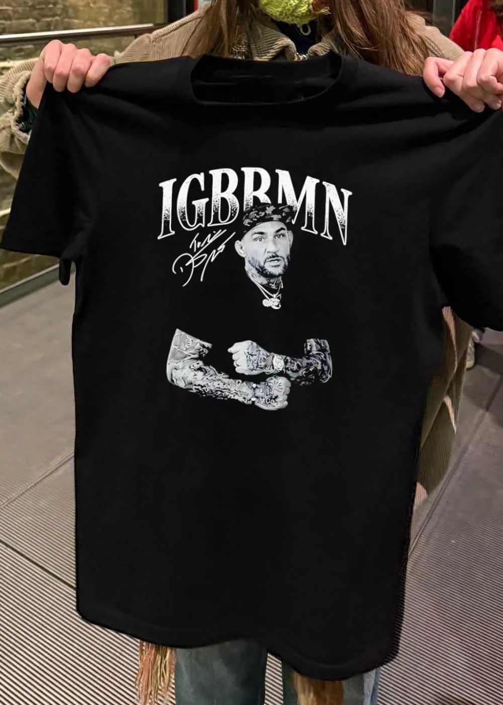 Igbrmn Mike Perry Signed Portrait Black shirt
