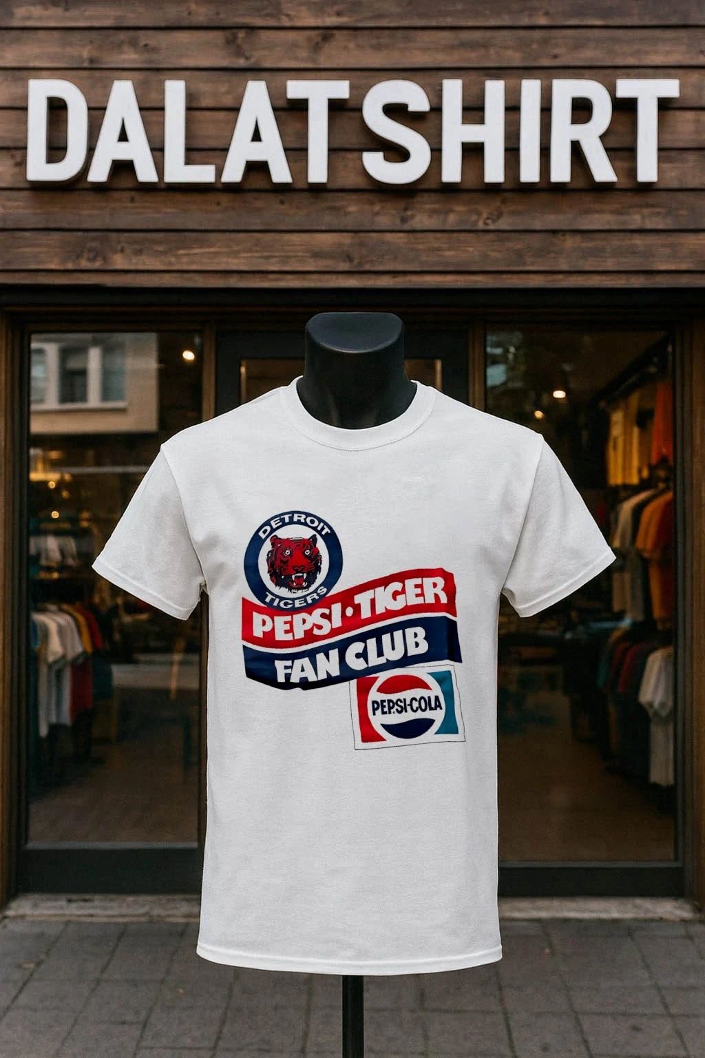 Detroit Tigers Detroit Tigers Pepsi Tiger Fan Club Pepsi Cola shirt