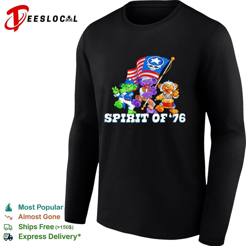 Grateful Dead Spirit of ’76 Dancing Bears T-shirt