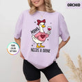 Mama Needs Drink Comfort Tee Funny Mom Life Gift Idea Cute
