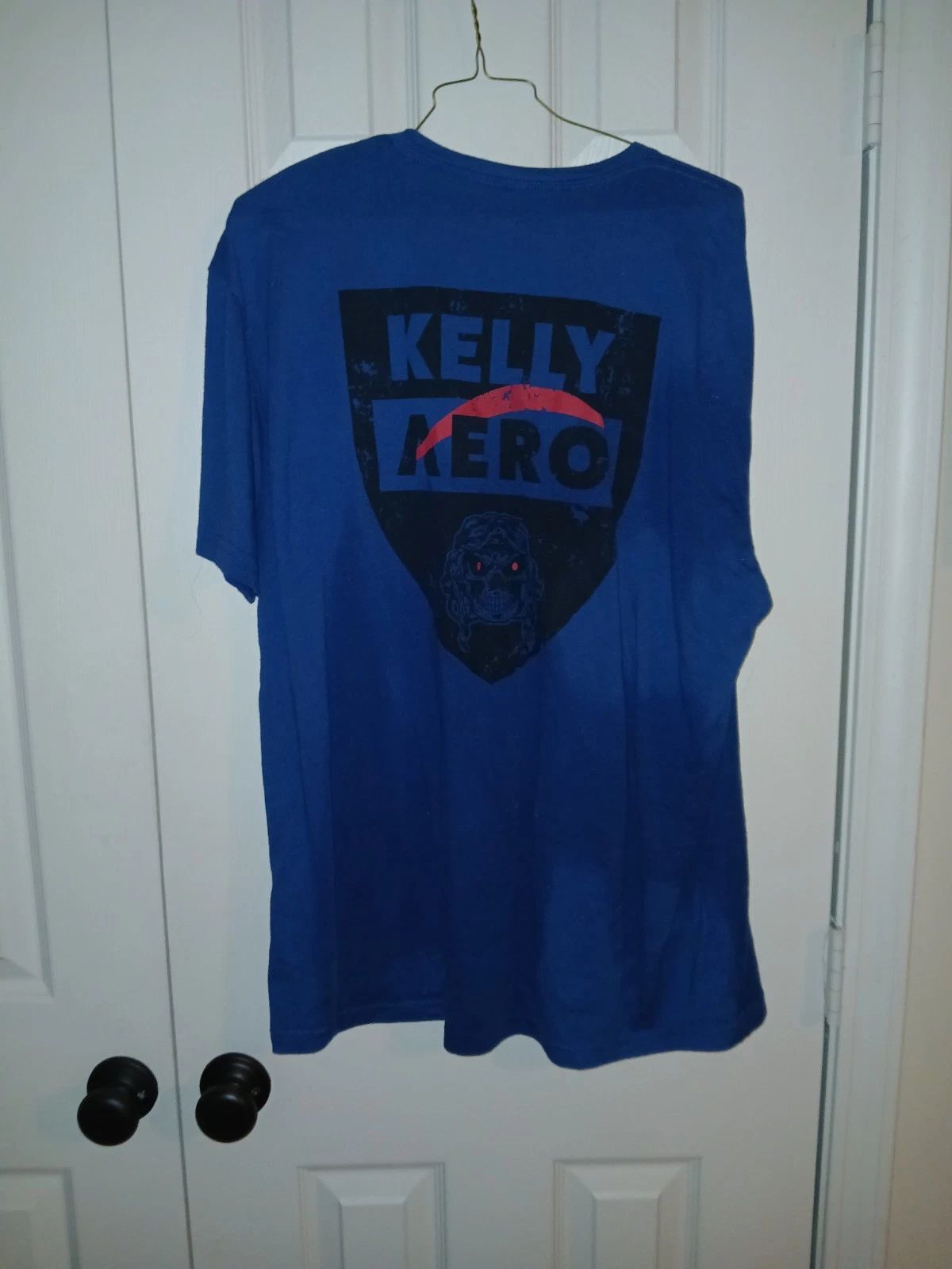 Kelly Aero Aviation Graphic T-Shirt Blue - Men's Size [Insert Size] -