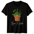 Thyme To Garden Gardening Hobbies Unisex T-Shirt Mens Womens Graphic Tee