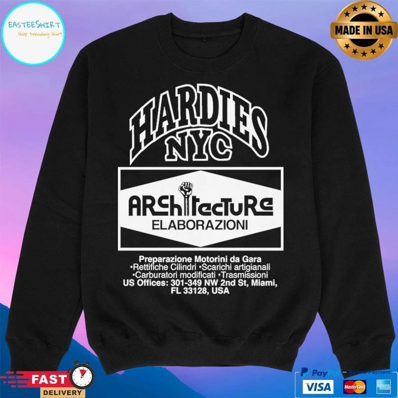 Hardies Nyc Architecture Elaborazioni Preparazione Motorini Da Gara T-shirts