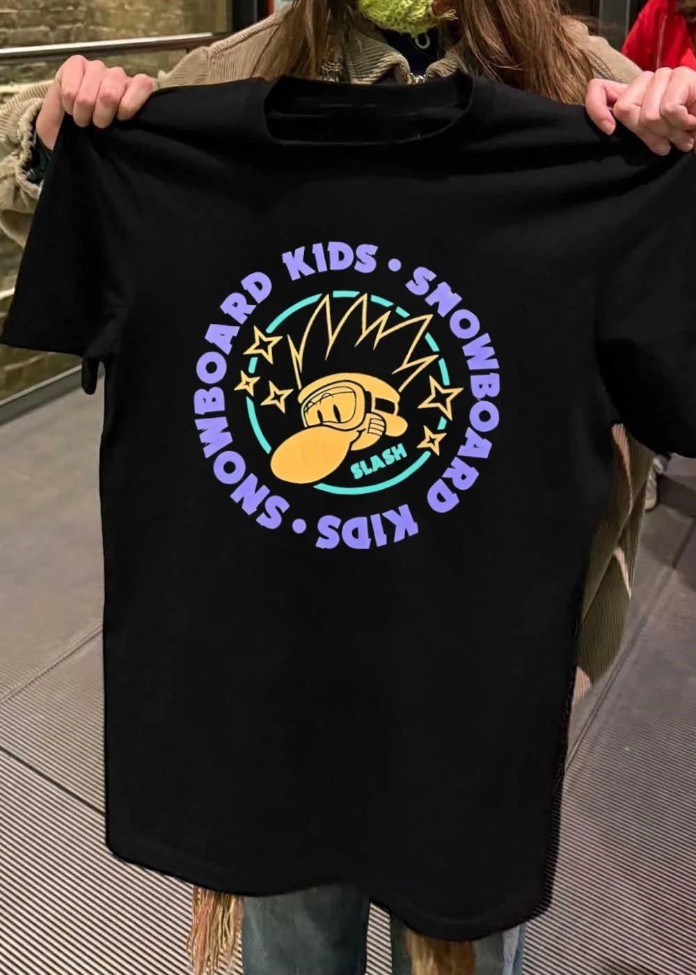 Slash Snowboard Kids Logo Character shirt