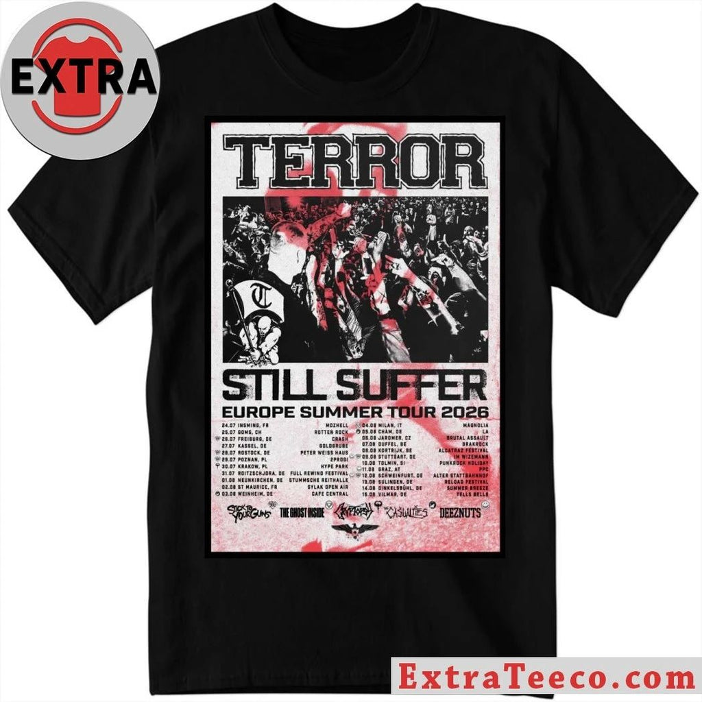 TERROR Europe 2026 Summer Shows Poster Shirt