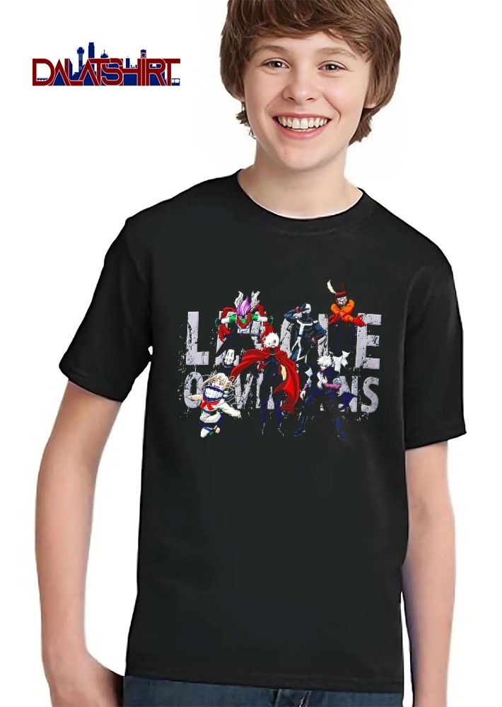 League Of Villains Six Anime Characters Group Distressed shirt