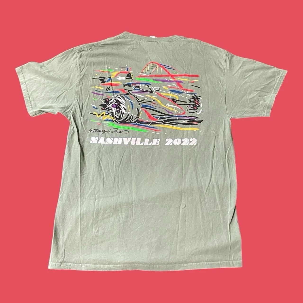 Modern Fruit of the Loom Nashville 2022 Racing Tee Large