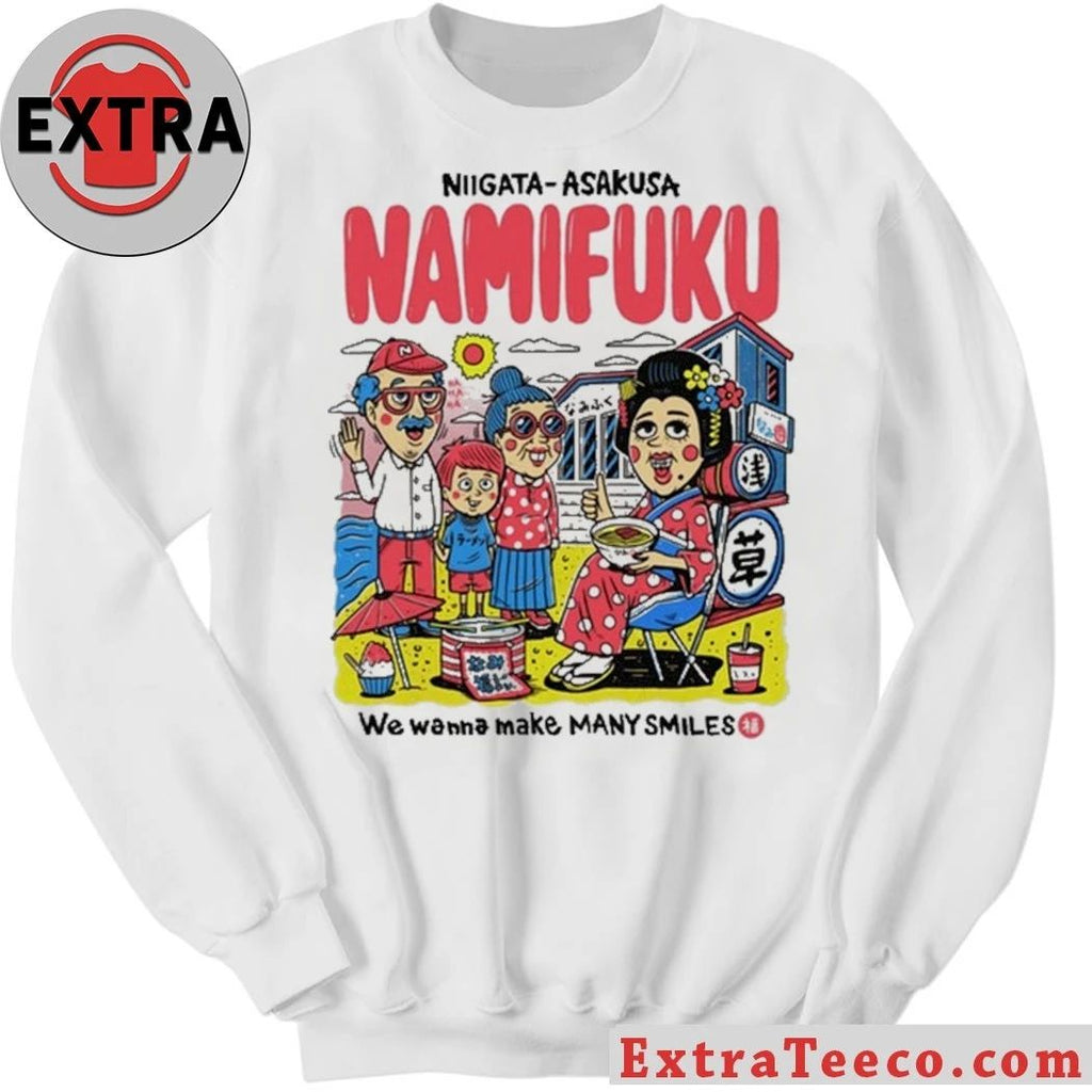 Niigata × Asakusa Namifuku We Wanna Make Many Smiles 2026 T-Shirt