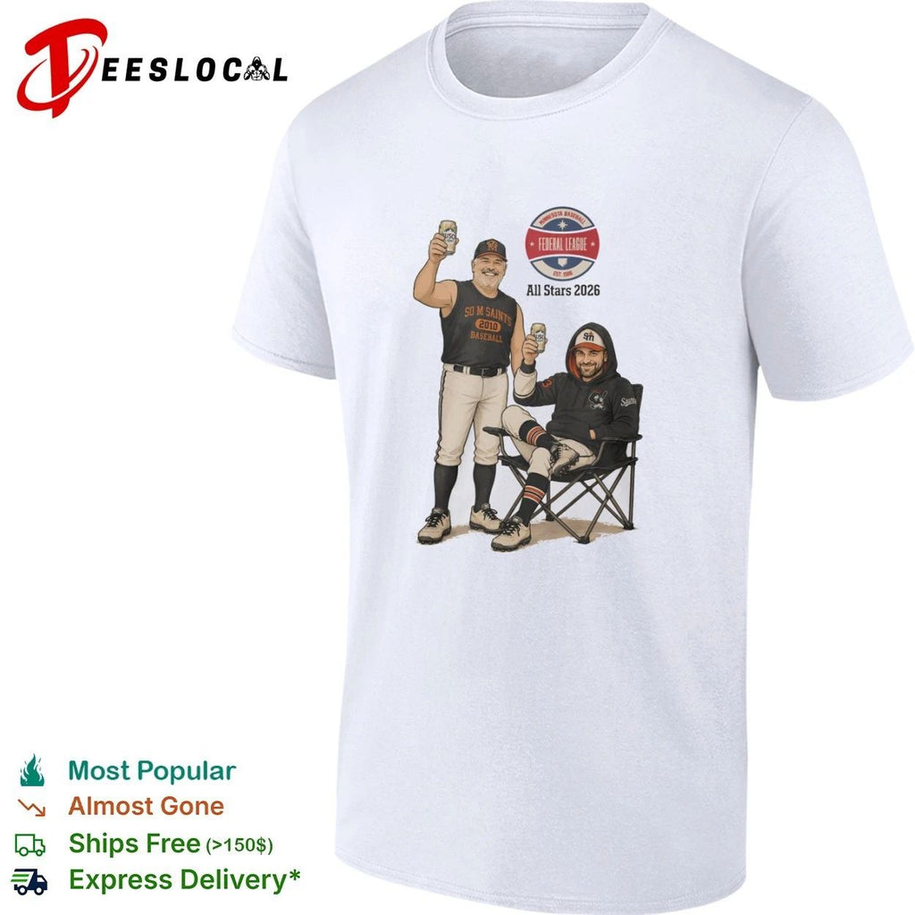 So M Saints 2010 Baseball Minnesota Baseball Federal League All Stars 2026 T-shirt