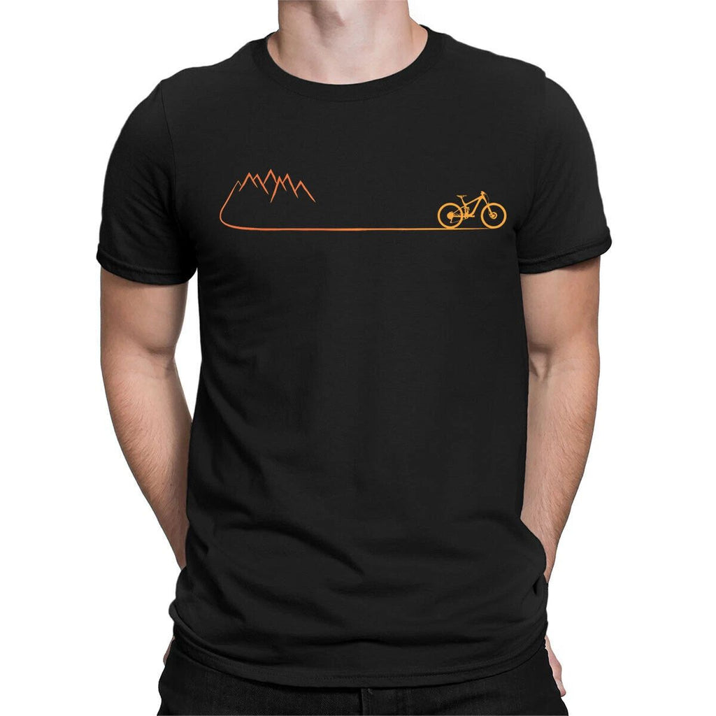 Mountain Bike Mtb Gift Cycling Cyclist Biker Biking Novelty Mens T-Shirts #D6
