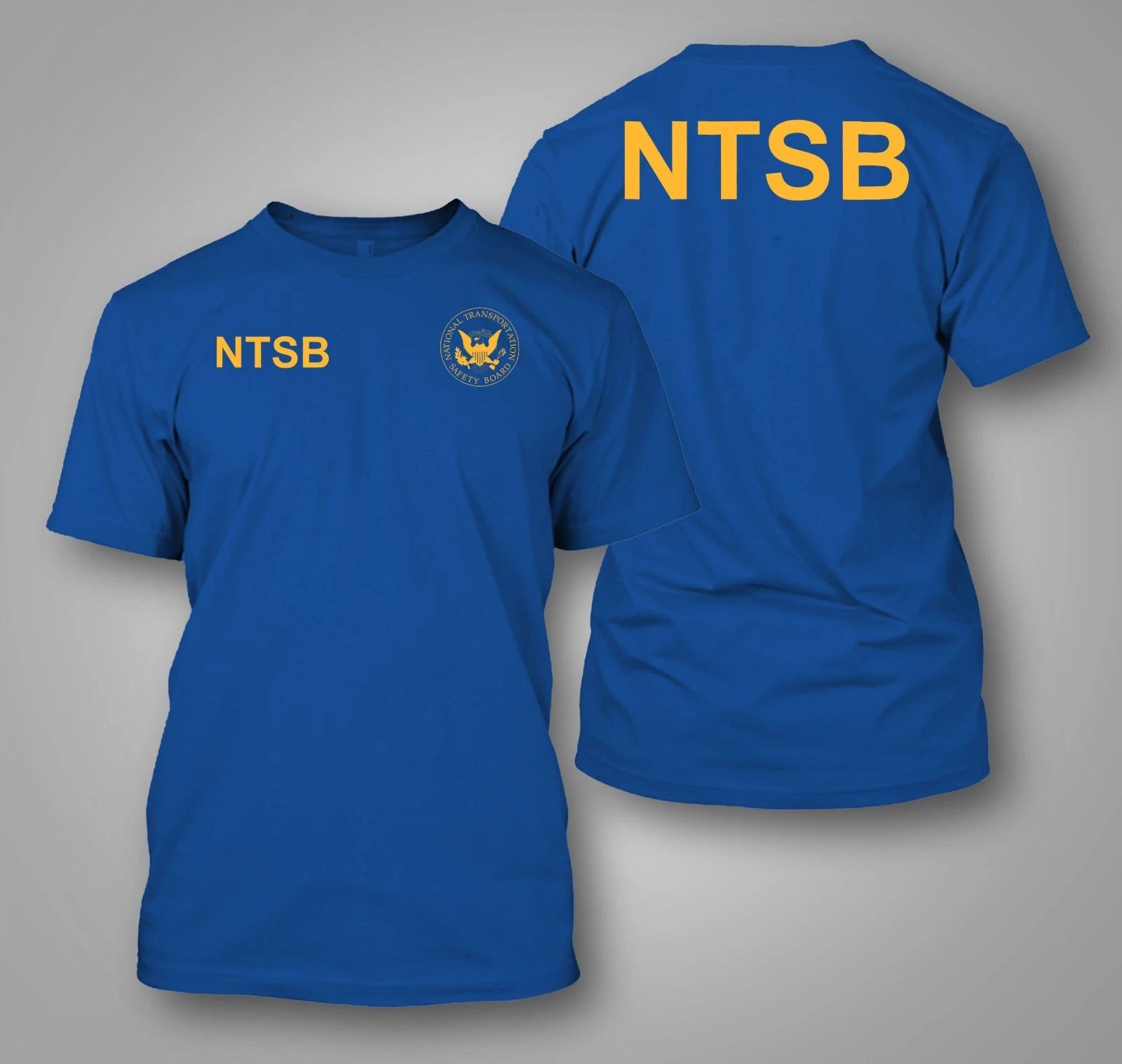 NTSB National Transportation Safety Board Agency -  Custom front and back tee