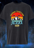 Cruisin Together Alaska 2026 Retro Mountain Travel shirt