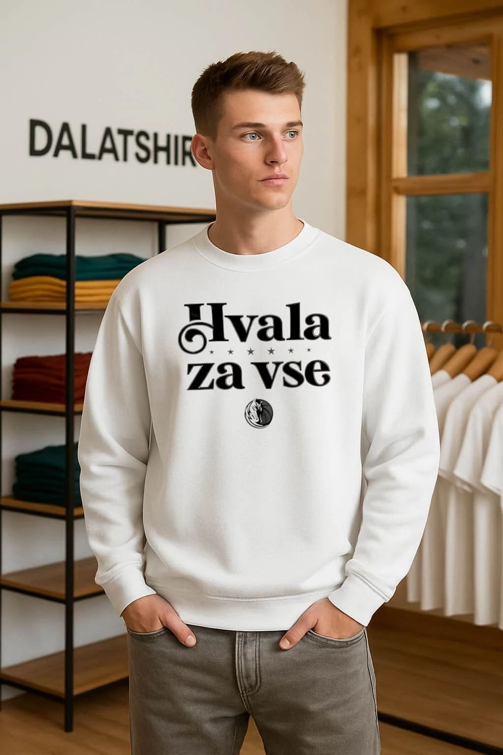 Dallas Mavericks hvala za vse logo shirt